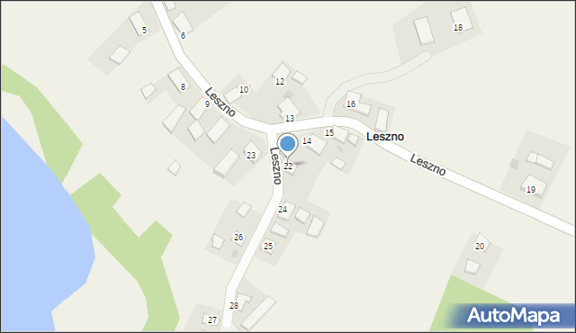 Leszno, Leszno, 22, mapa Leszno