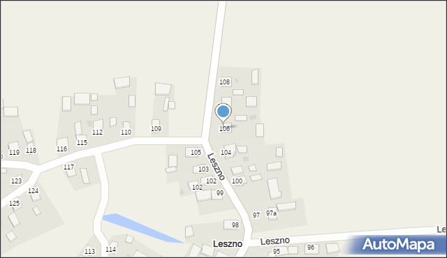 Leszno, Leszno, 106, mapa Leszno