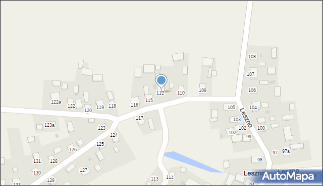 Leszno, Leszno, 112, mapa Leszno