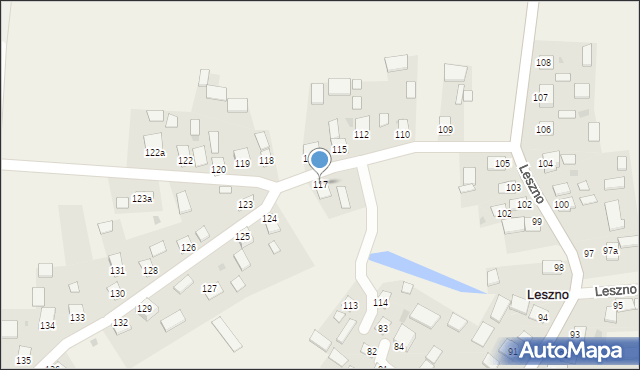 Leszno, Leszno, 117, mapa Leszno