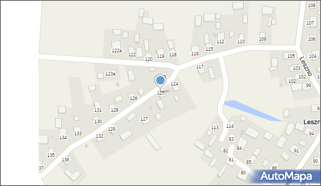 Leszno, Leszno, 125, mapa Leszno