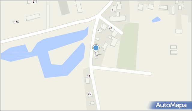 Leszno, Leszno, 1a, mapa Leszno