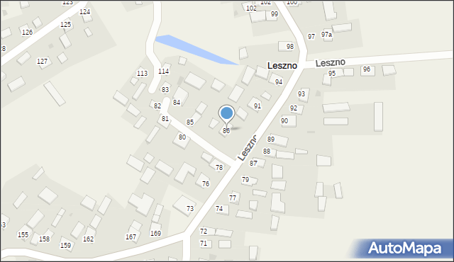 Leszno, Leszno, 86, mapa Leszno