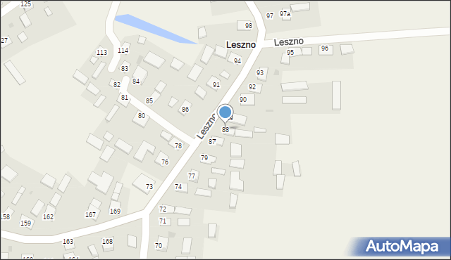 Leszno, Leszno, 88, mapa Leszno