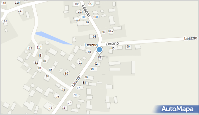 Leszno, Leszno, 93, mapa Leszno