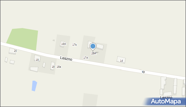 Leszno, Leszno, 16A, mapa Leszno