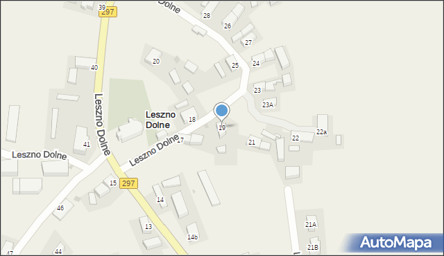 Leszno Dolne, Leszno Dolne, 19, mapa Leszno Dolne