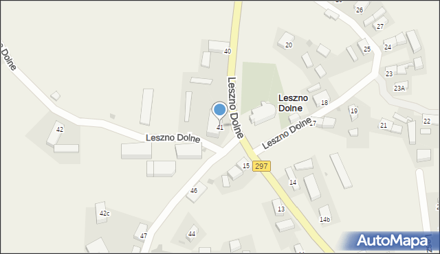 Leszno Dolne, Leszno Dolne, 41, mapa Leszno Dolne