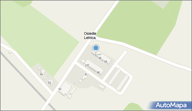 Letnica, Letnica, 97, mapa Letnica