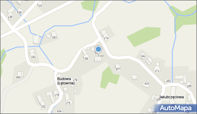 Łętownia, Łętownia, 778, mapa Łętownia