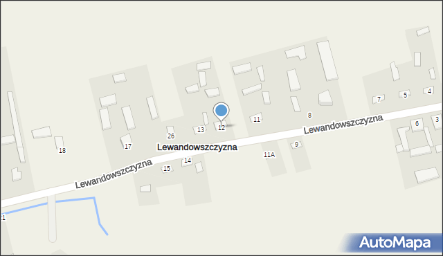 Lewandowszczyzna, Lewandowszczyzna, 12, mapa Lewandowszczyzna