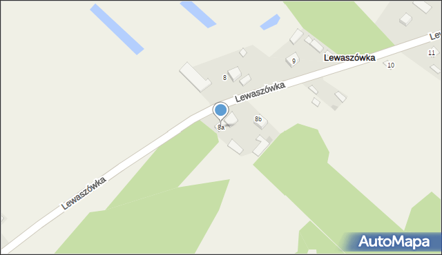 Lewaszówka, Lewaszówka, 8a, mapa Lewaszówka