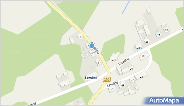 Lewice, Lewice, 3, mapa Lewice