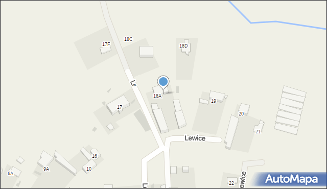 Lewice, Lewice, 18B, mapa Lewice