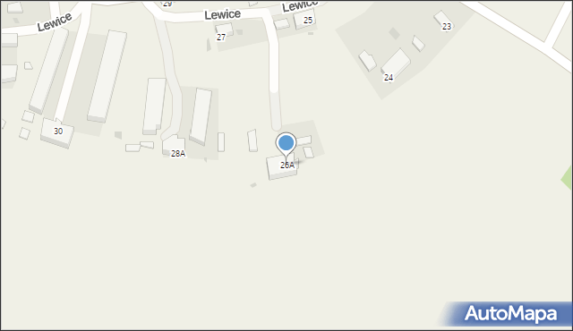 Lewice, Lewice, 26A, mapa Lewice