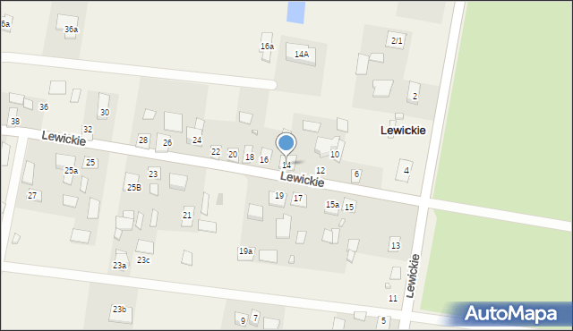 Lewickie, Lewickie, 14, mapa Lewickie