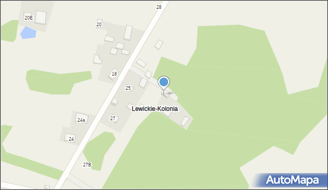 Lewickie-Kolonia, Lewickie-Kolonia, 24, mapa Lewickie-Kolonia