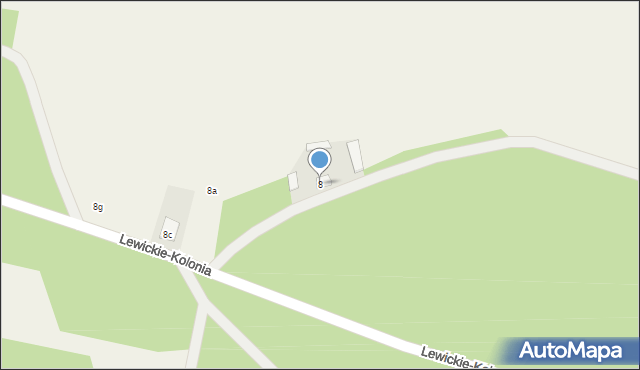 Lewickie-Kolonia, Lewickie-Kolonia, 8, mapa Lewickie-Kolonia