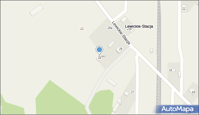 Lewickie-Stacja, Lewickie-Stacja, 24, mapa Lewickie-Stacja