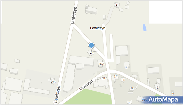 Lewiczyn, Lewiczyn, 2A, mapa Lewiczyn