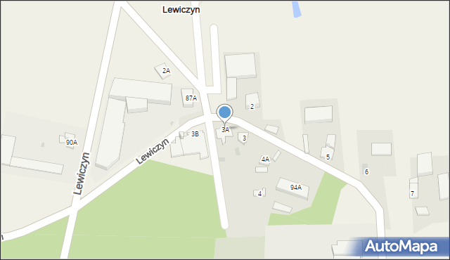 Lewiczyn, Lewiczyn, 3A, mapa Lewiczyn