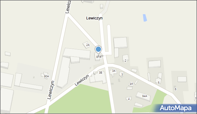 Lewiczyn, Lewiczyn, 87A, mapa Lewiczyn
