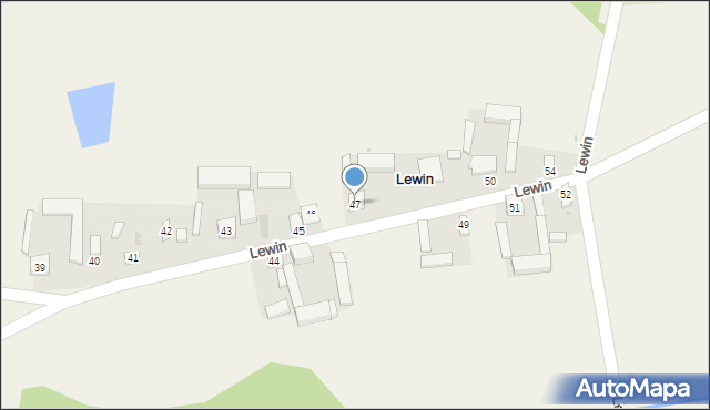 Lewin, Lewin, 47, mapa Lewin