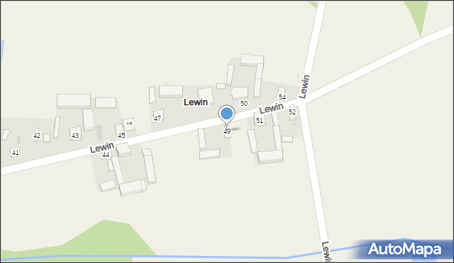 Lewin, Lewin, 49, mapa Lewin