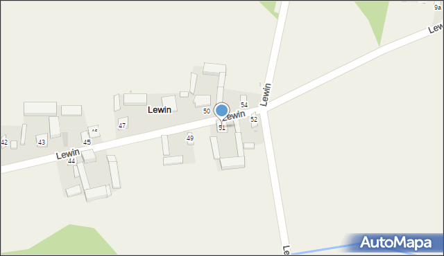 Lewin, Lewin, 51, mapa Lewin