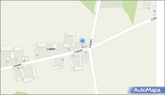 Lewin, Lewin, 54, mapa Lewin