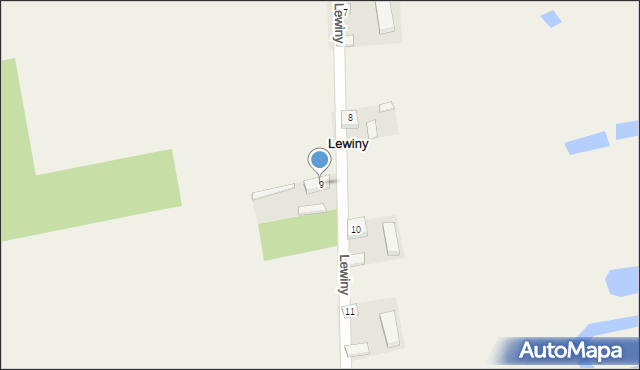 Lewiny, Lewiny, 9, mapa Lewiny