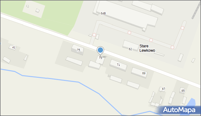 Lewkowo Stare, Lewkowo Stare, 73, mapa Lewkowo Stare