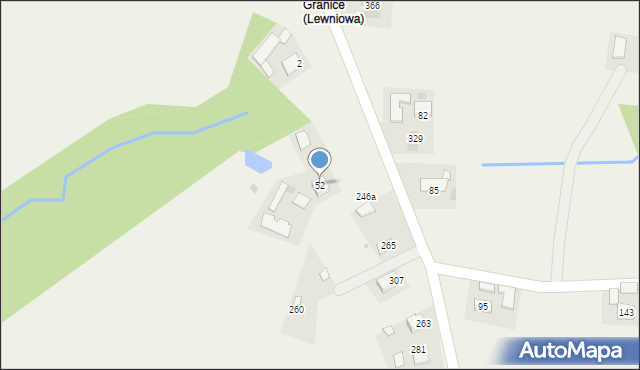 Lewniowa, Lewniowa, 52, mapa Lewniowa