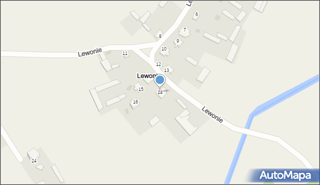 Lewonie, Lewonie, 14, mapa Lewonie