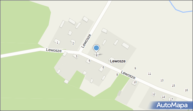 Lewosze, Lewosze, 4, mapa Lewosze
