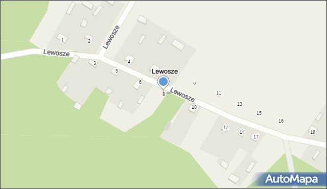 Lewosze, Lewosze, 8, mapa Lewosze