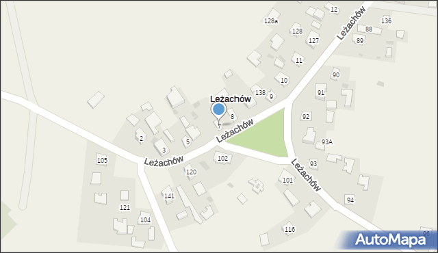 Leżachów, Leżachów, 7, mapa Leżachów
