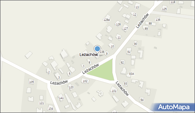 Leżachów, Leżachów, 9A, mapa Leżachów