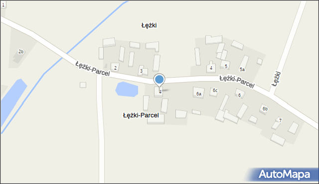 Łężki-Parcel, Łężki-Parcel, 4, mapa Łężki-Parcel