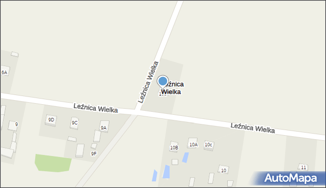 Leźnica Wielka, Leźnica Wielka, 10d, mapa Leźnica Wielka