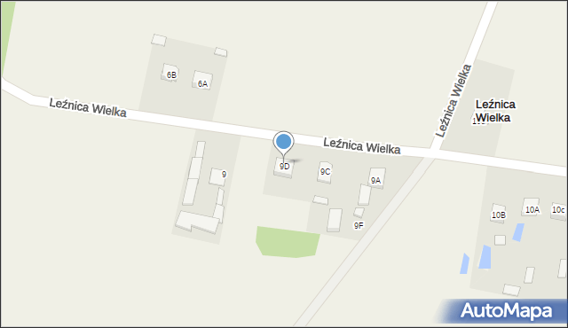 Leźnica Wielka, Leźnica Wielka, 9D, mapa Leźnica Wielka