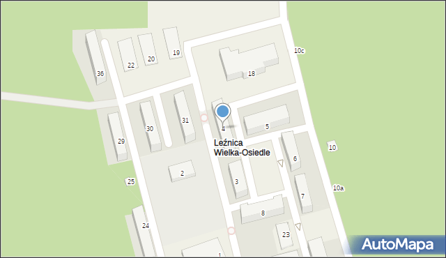 Leźnica Wielka-Osiedle, Leźnica Wielka-Osiedle, 4, mapa Leźnica Wielka-Osiedle