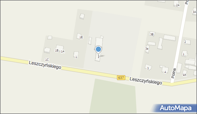 Liw, Leszczyńskiego K. R., ks., 2, mapa Liw