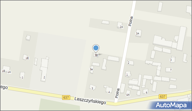 Liw, Leszczyńskiego K. R., ks., 3B, mapa Liw