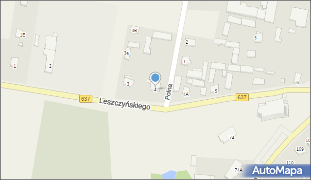 Liw, Leszczyńskiego K. R., ks., 4, mapa Liw