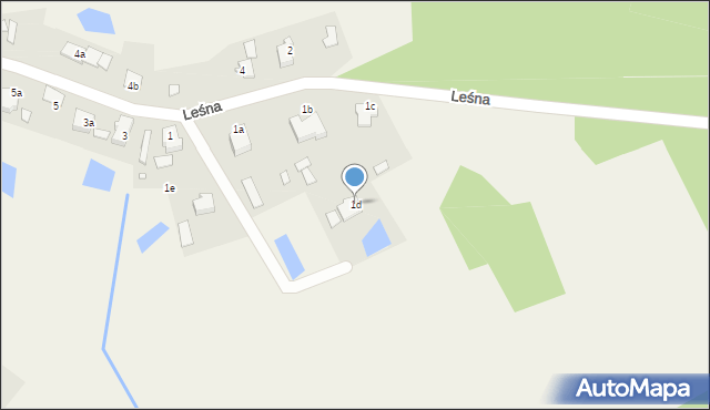 Lubsza, Leśna, 1d, mapa Lubsza