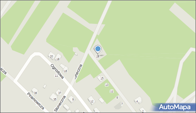 Maciejowice, Leśna, 18, mapa Maciejowice