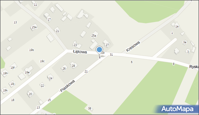 Maliszew, Letniskowa, 4, mapa Maliszew