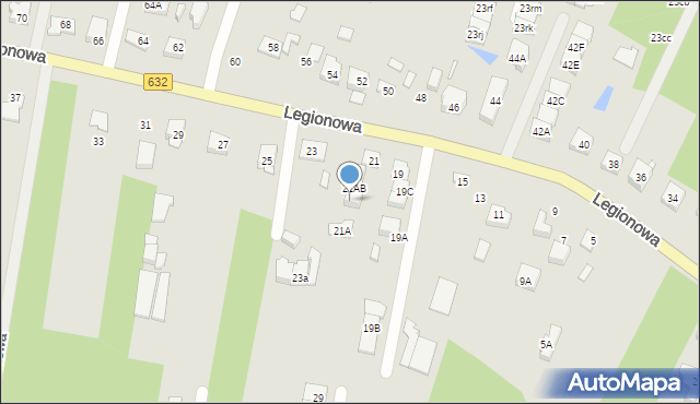 Marki, Legionowa, 21AC, mapa Marki