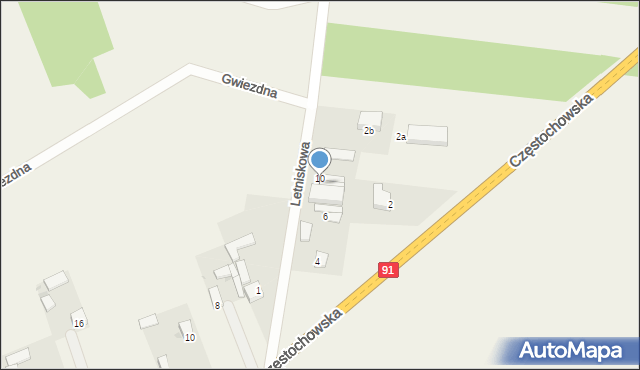 Michałów Rudnicki, Letniskowa, 8, mapa Michałów Rudnicki